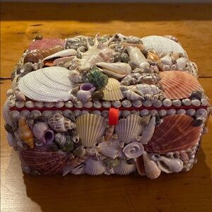 Beautiful Seashell Decorative Box
